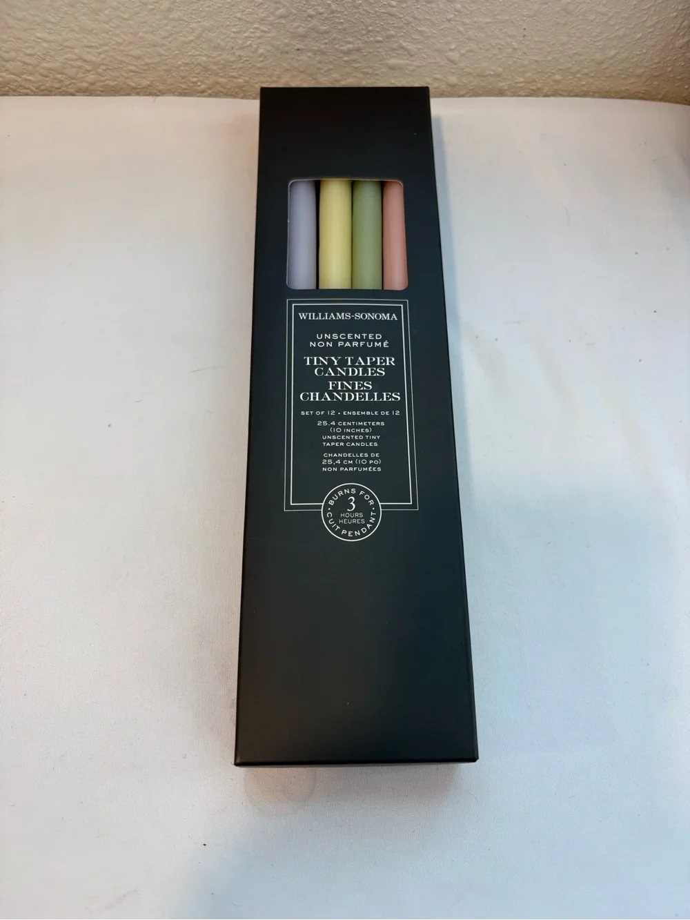 Williams Sonoma taper candles